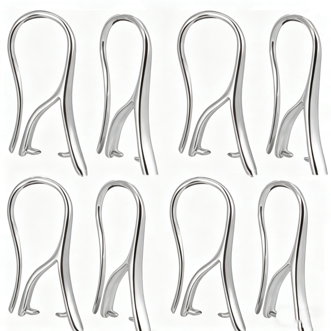 Jewelry Making Yarn - 10/30Pcs White with Pinch Bails Golden