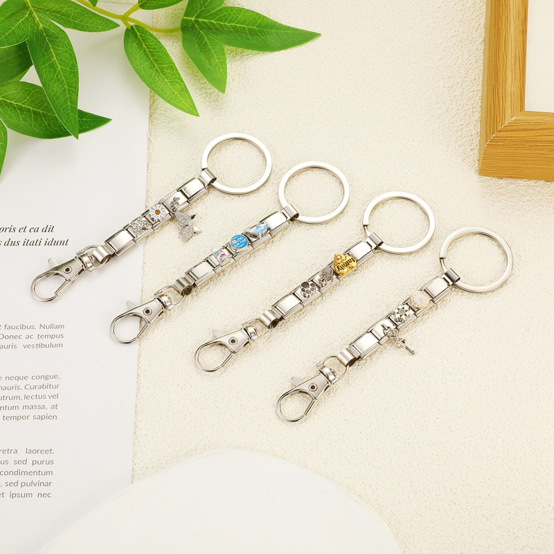 Jewelry Making For Couples - Stainless Steel Italian Charm Links Key