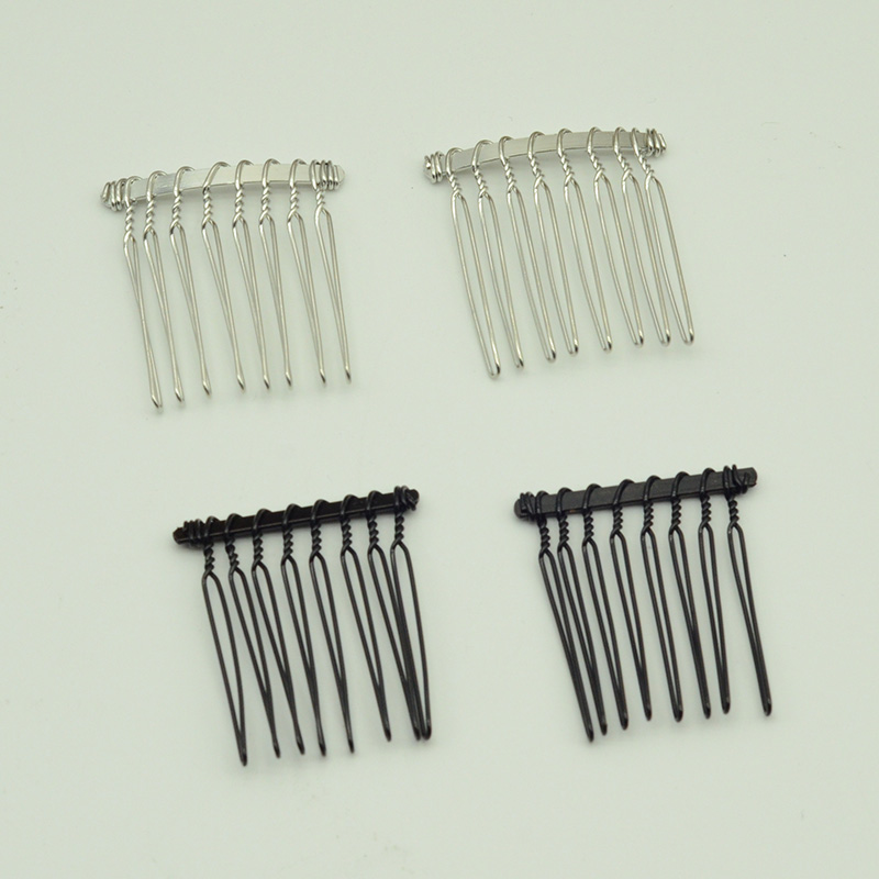 Jewelry Making For Kids - 20PCS 8teeth Black Silver Plain Metal