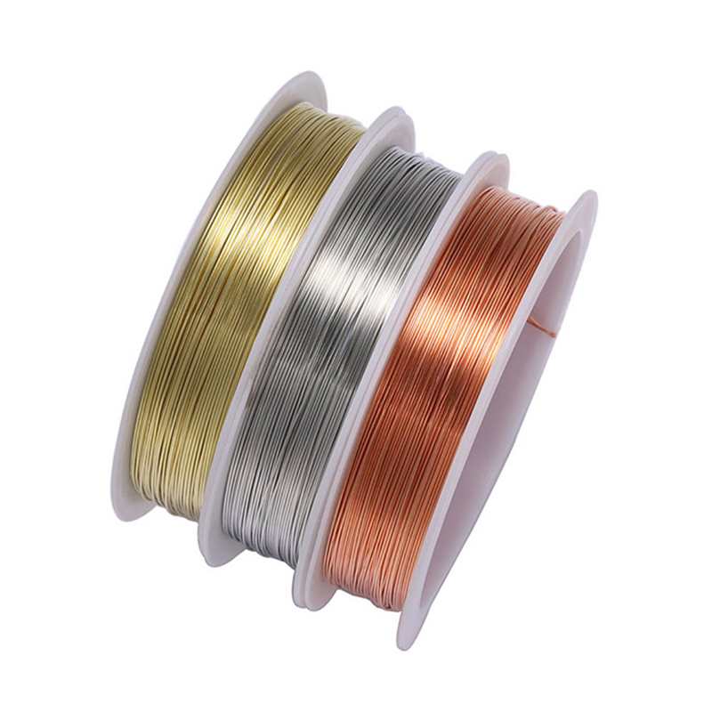 Jewelry Making Yarn - 0.2/0.3/0.4/0.5/0.6/0.8/1mm Sturdy Copper Wire Beading Wire