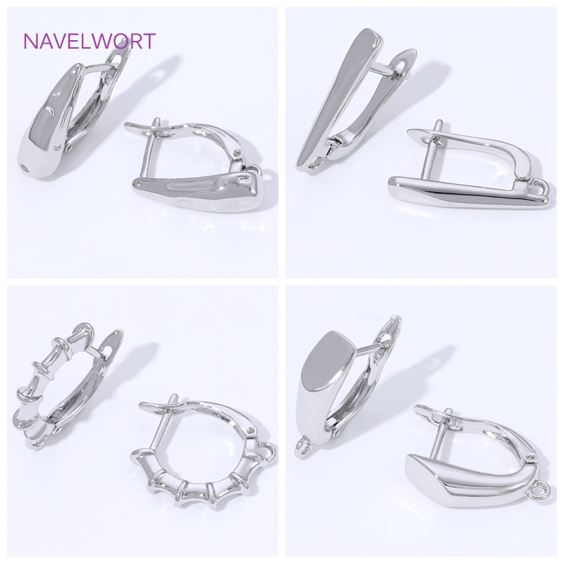 Jewelry Making Yarn - 18K Gold Plated Smooth Earring Hooks