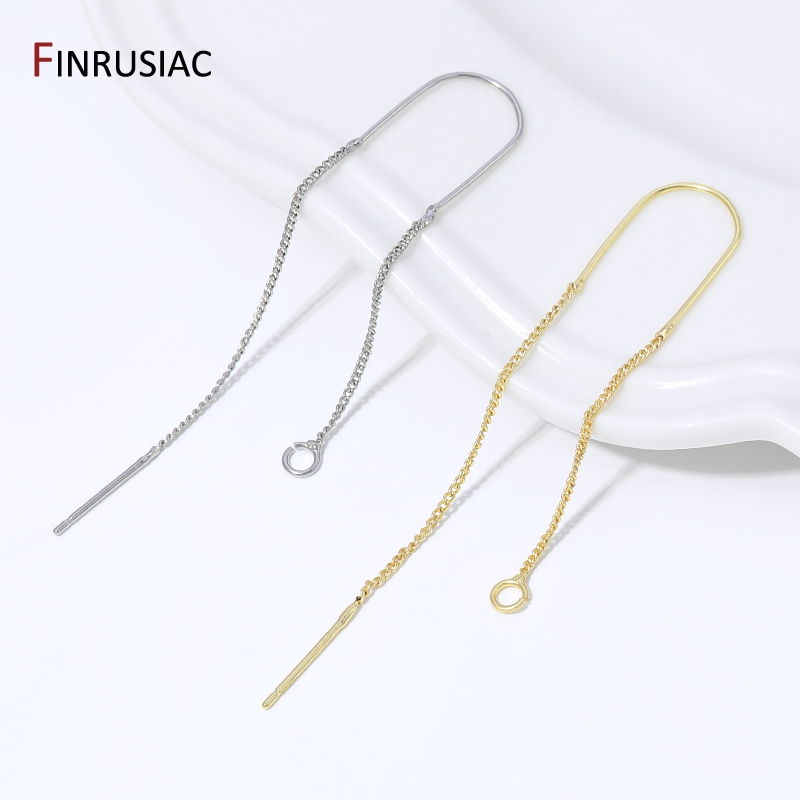Jewelry Making Yarn - 18K Gold Plated Brass Long Tassel
