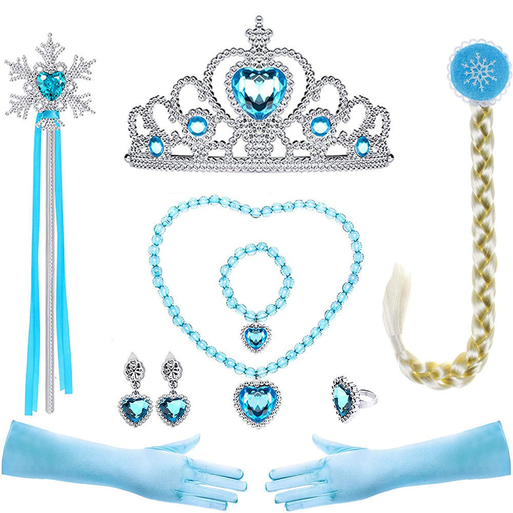 Jewelry Making For Kids - Elsa Princess Accessories Gloves Wand Crown
