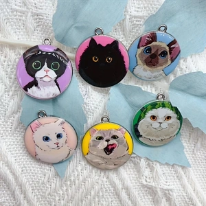 10pcs cartoon animal cat ename - огляд і ціна Jewelry Making Diy