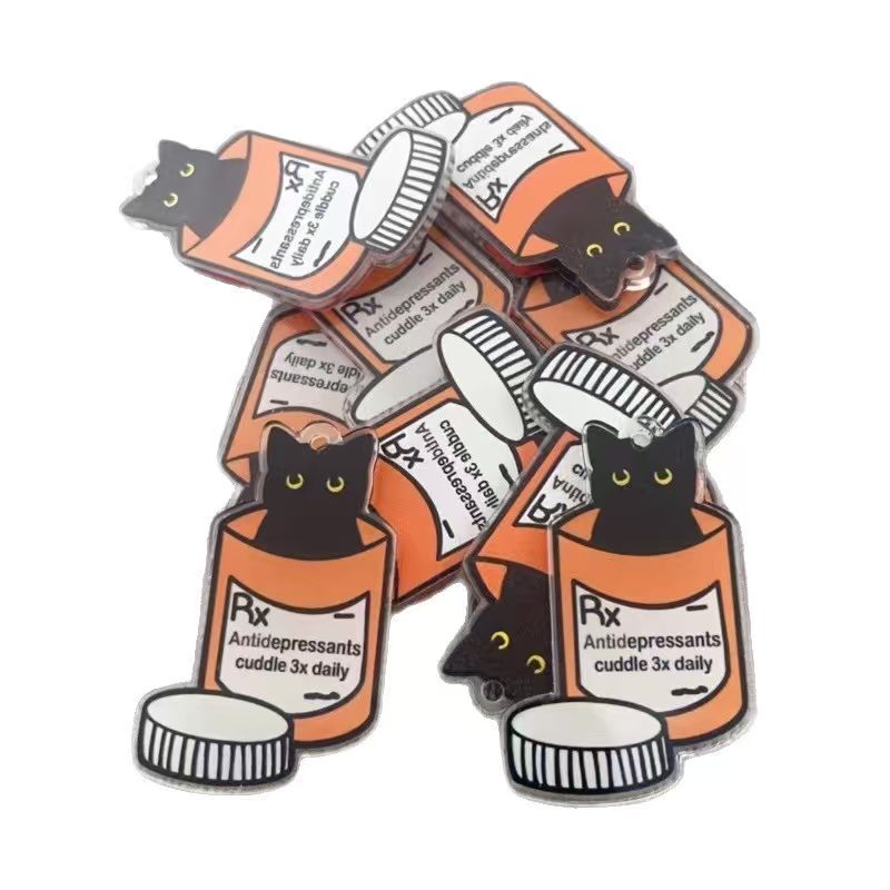 10pcs acrylic medicine cat pen - огляд і ціна Jewelry Making Diy