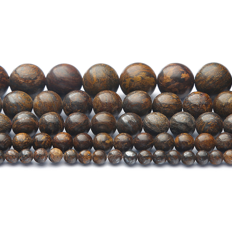 6 8 10mm Natural Stone Grey Ma - огляд і ціна Jewelry Making Stones