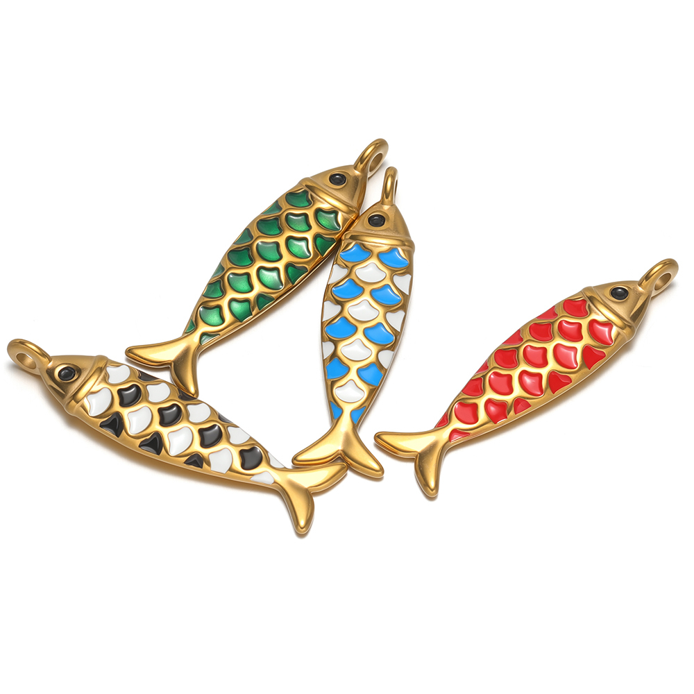 4pcs Stainless Steel Enamel So - огляд і ціна Jewelry Making For Kids