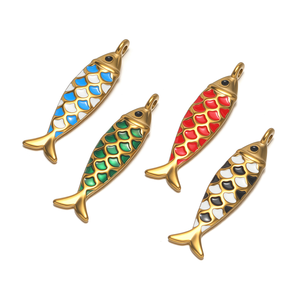4pcs Stainless Steel Enamel So - огляд і ціна Jewelry Making For Kids