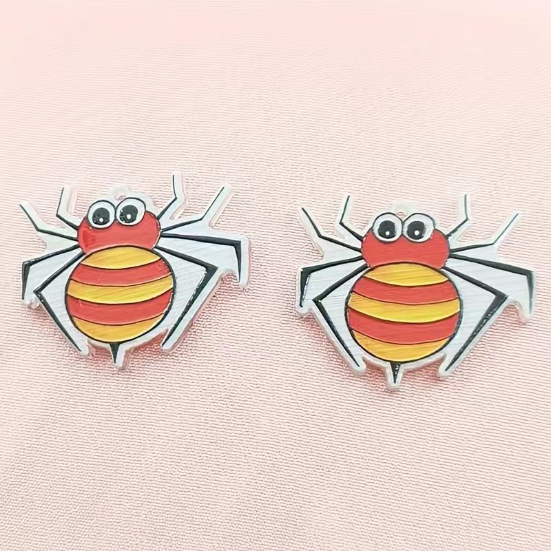 10pcs acrylic Halloween spider - огляд і ціна Jewelry Making Diy
