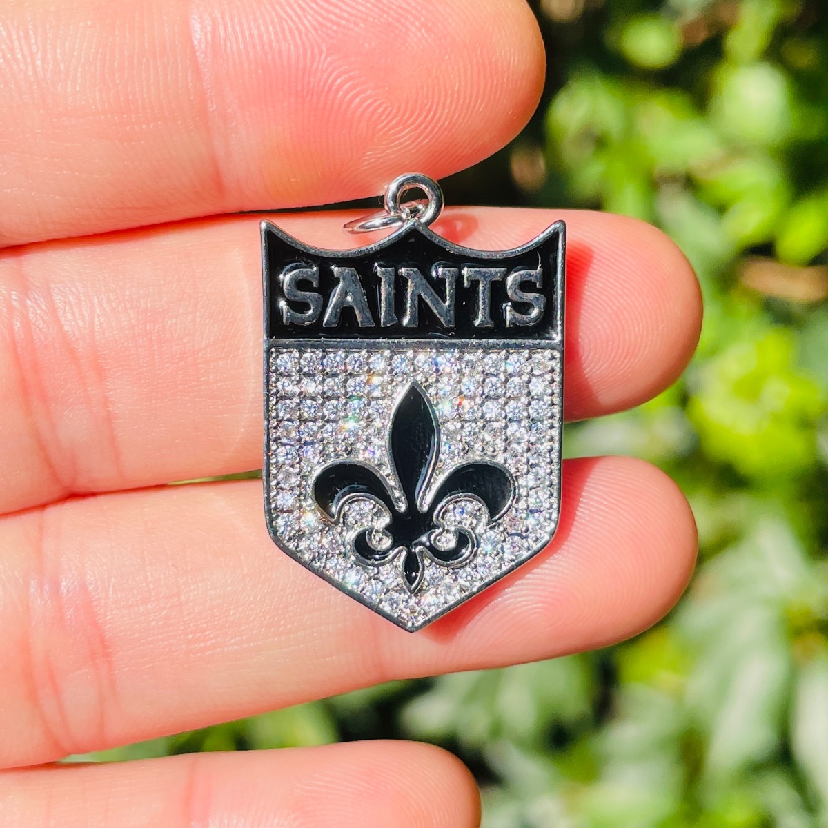 5pcs Micro Pave Fleur De Lis S - огляд і ціна Jewelry Making New Orleans