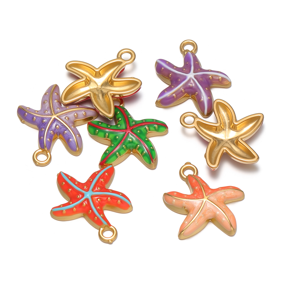5pcs Stainless Steel Enamel Pi - огляд і ціна Jewelry Making For Kids