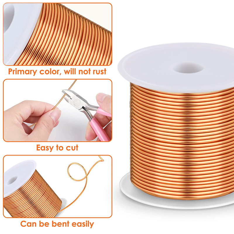 1-3Roll  Soft Copper Wire for  - огляд і ціна Jewelry Making Yarn