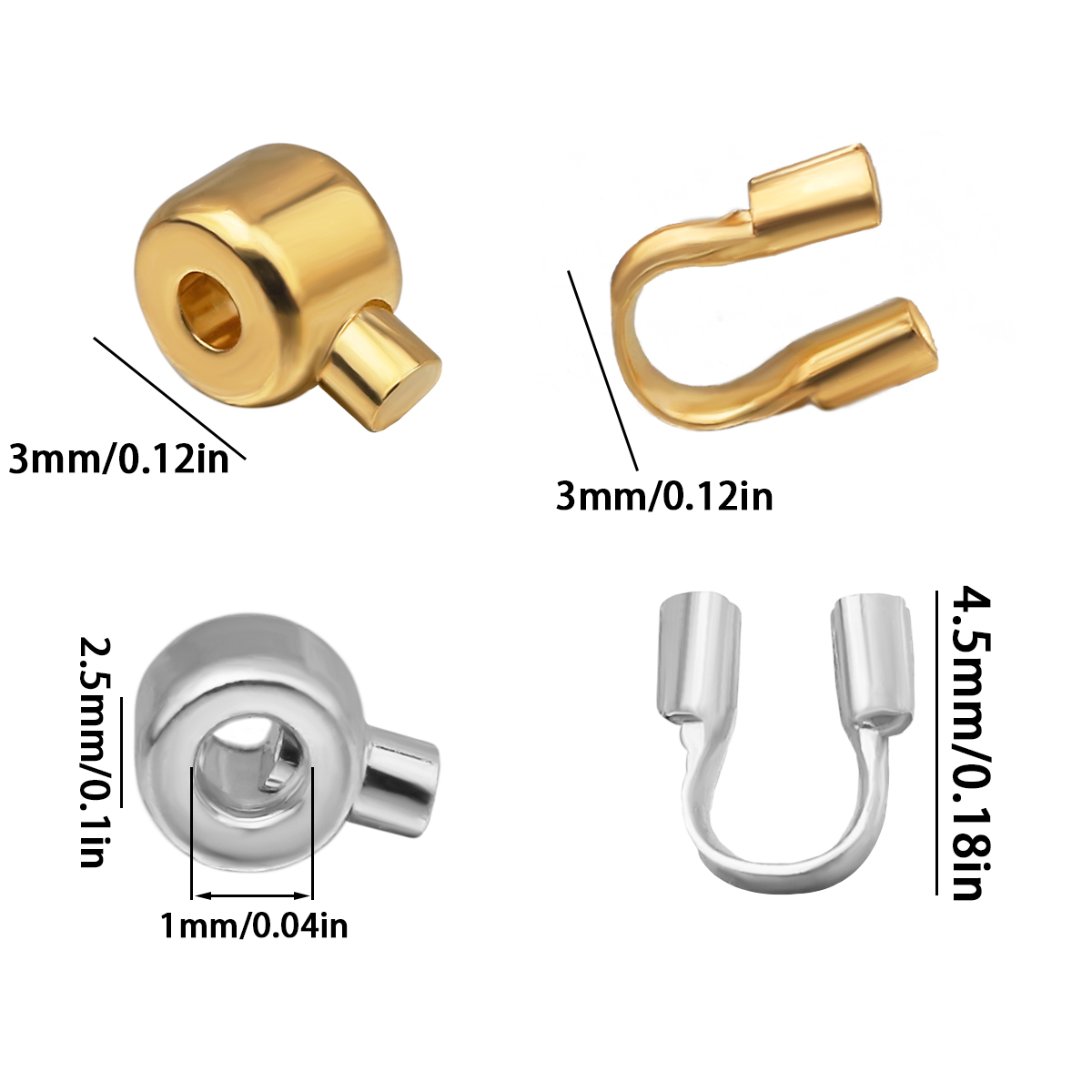 20Pcs Positioning Bead Copper  - огляд і ціна Jewelry Making Yarn