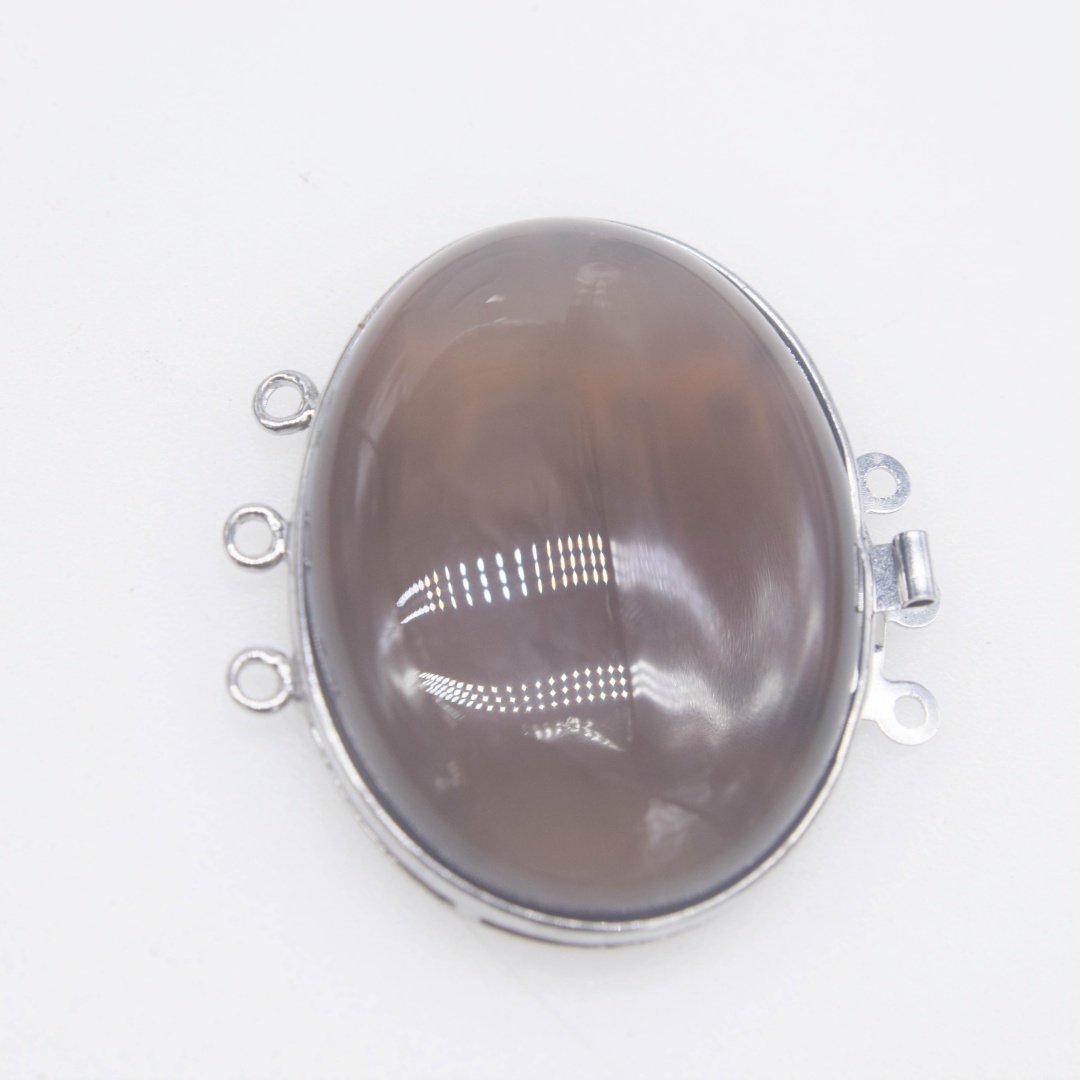 1Piece Multicolor Agate Flat O - огляд і ціна Jewelry Making Stones