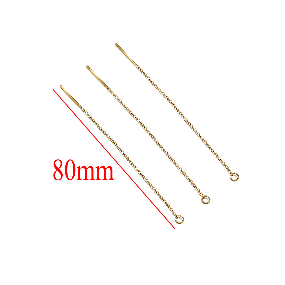 10pcs Stainless Steel Long Ear - огляд і ціна Jewelry Making Yarn