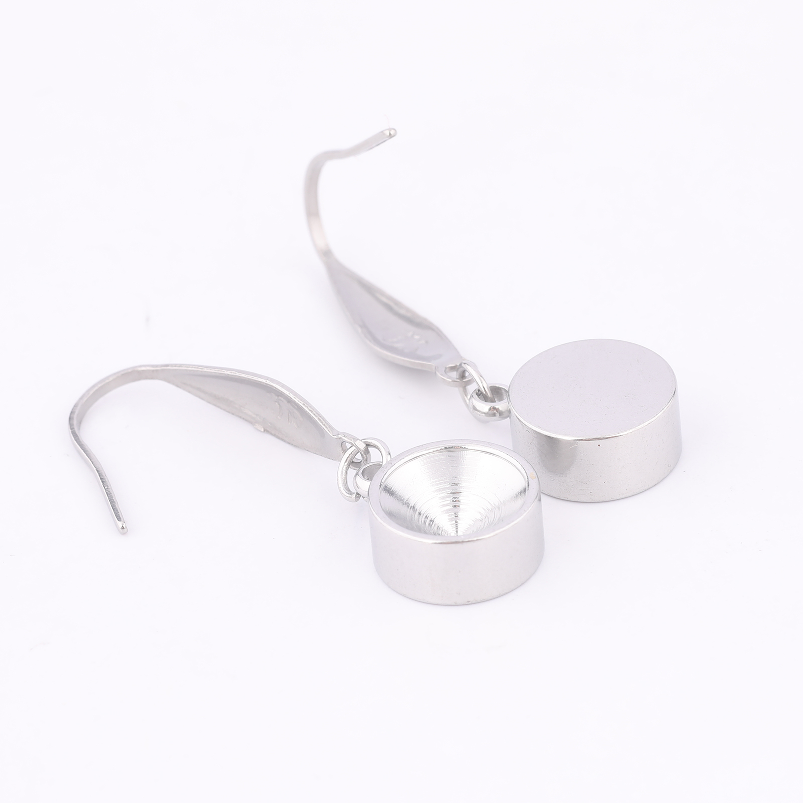 10pcs Stainless Steel Earring  - огляд і ціна Jewelry Making Stones