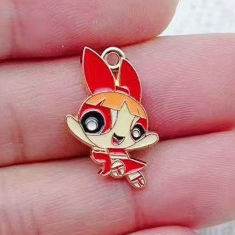 10pcs Alloy Oil-Dripping Carto - огляд і ціна Jewelry Making Diy