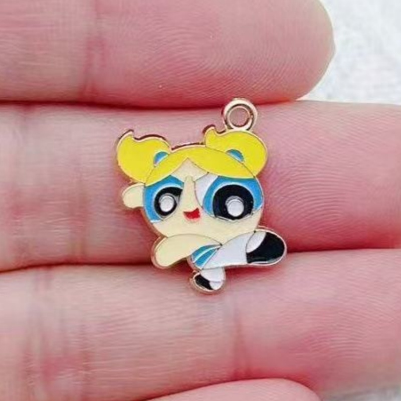 10pcs Alloy Oil-Dripping Carto - огляд і ціна Jewelry Making Diy