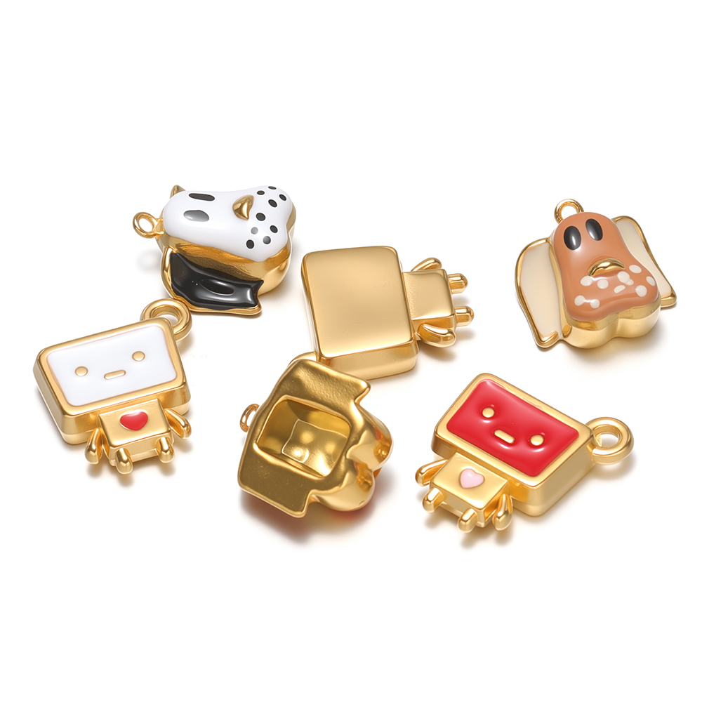 4pcs Stainless Steel Enamel Ca - огляд і ціна Jewelry Making For Kids