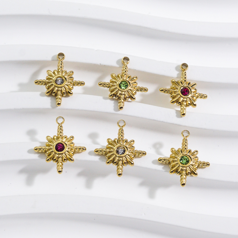 3Pcs Stainless Steel Gold Colo - огляд і ціна Jewelry Making Stones