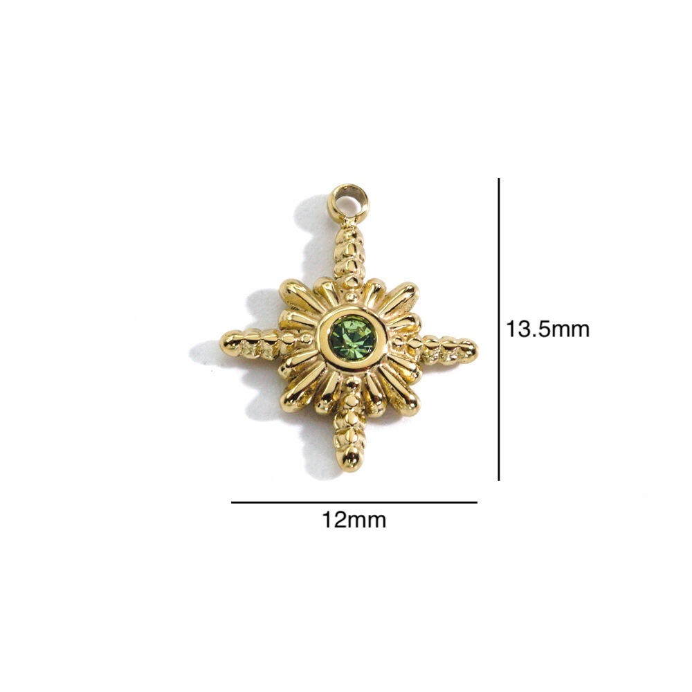 3Pcs Stainless Steel Gold Colo - огляд і ціна Jewelry Making Stones
