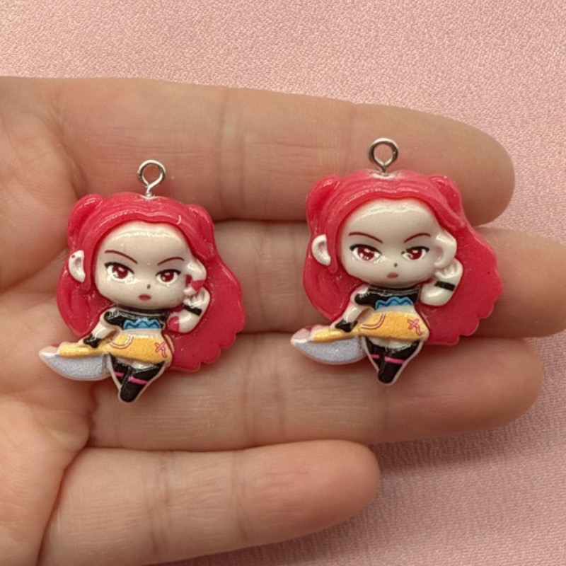 10pcs resin cartoon pendant, D - огляд і ціна Jewelry Making Diy
