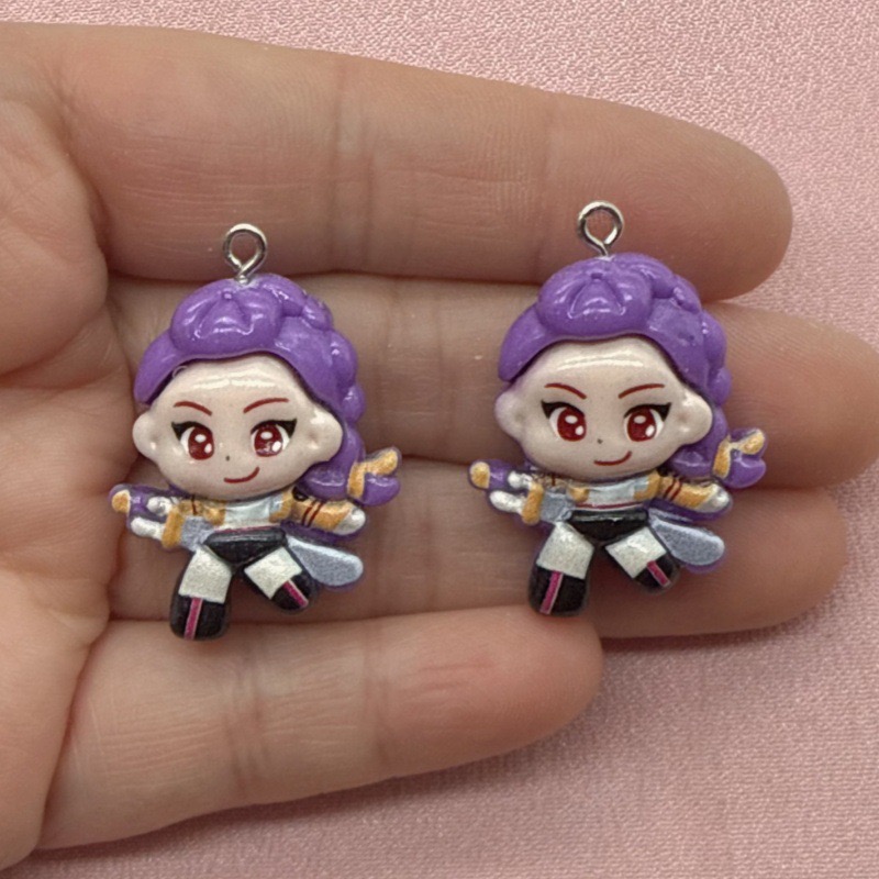10pcs resin cartoon pendant, D - огляд і ціна Jewelry Making Diy