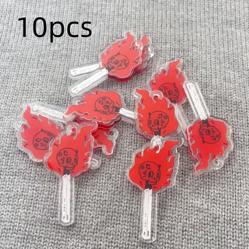 10pcs acrylic skull pendant, D - огляд і ціна Jewelry Making Diy