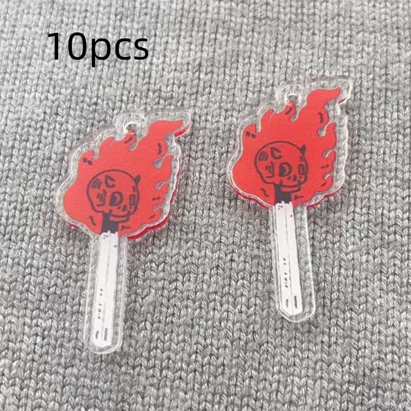 10pcs acrylic skull pendant, D - огляд і ціна Jewelry Making Diy