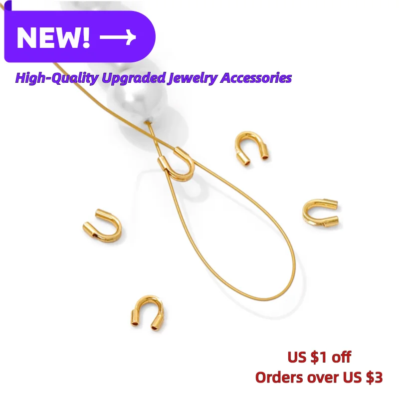 18K Gold Plated Protective End - огляд і ціна Jewelry Making Yarn