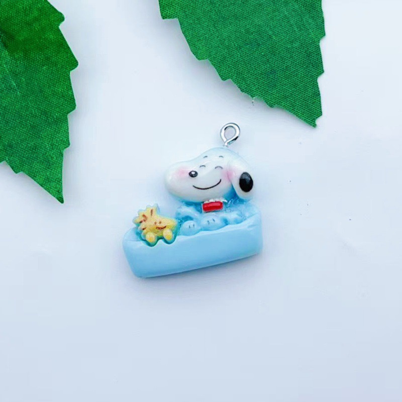 12pcs resin cartoon dog pendan - огляд і ціна Jewelry Making Diy