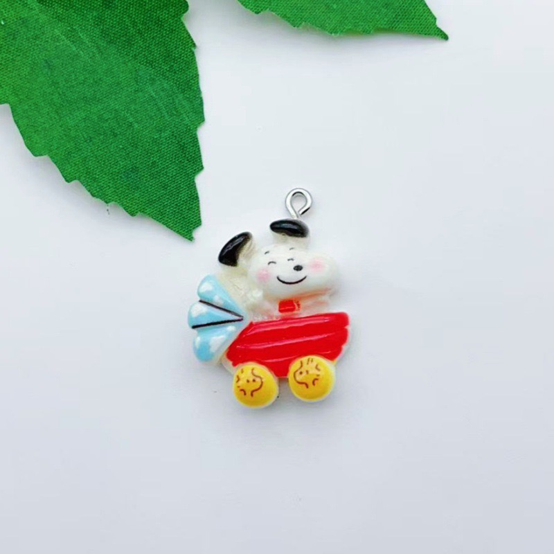 12pcs resin cartoon dog pendan - огляд і ціна Jewelry Making Diy