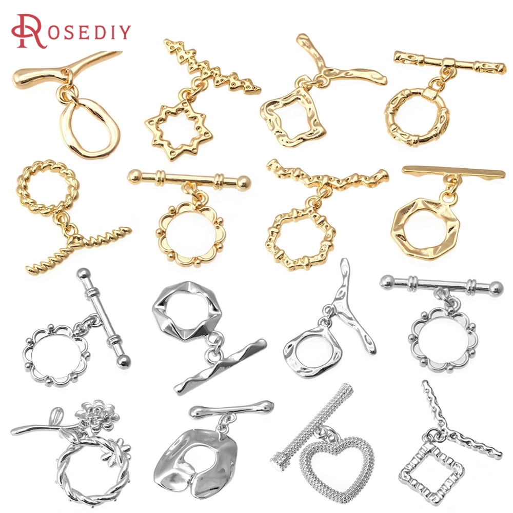 6 Sets 18K Gold Color Brass Ro - огляд і ціна Jewelry Making Set
