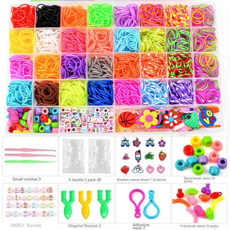 4300pcs+ 32Colour Vibrant Colo - огляд і ціна Jewelry Making Set