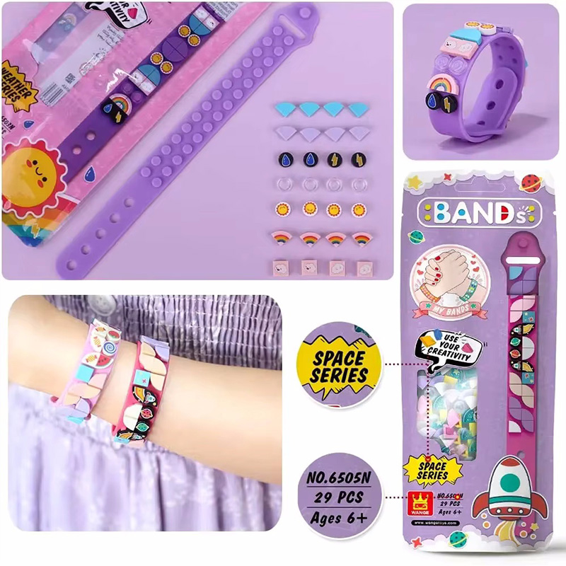 6Pcs/set Kids Building Blocks  - огляд і ціна Jewelry Making For Kids