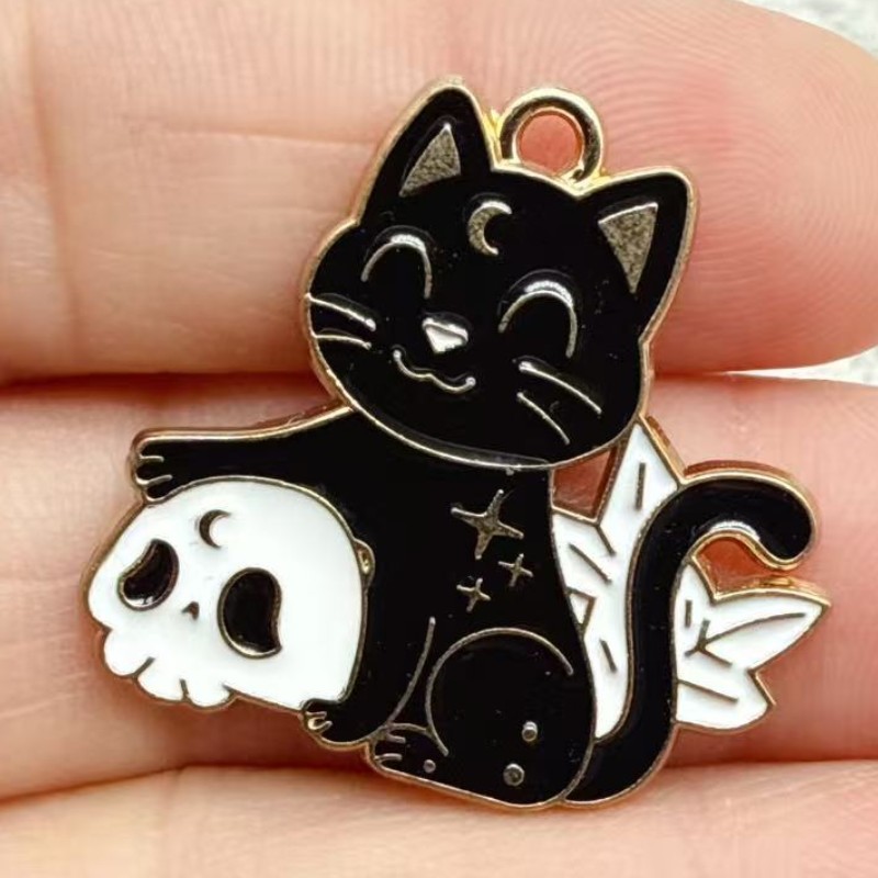 10pcs Original Alloy Enamel Bl - огляд і ціна Jewelry Making Diy