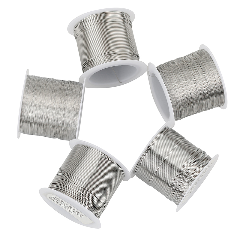 1roll Stainless Steel 0.2 0.3  - огляд і ціна Jewelry Making Yarn