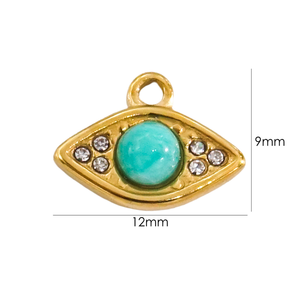 3Pcs Natural Stone Beads Eye S - огляд і ціна Jewelry Making Stones