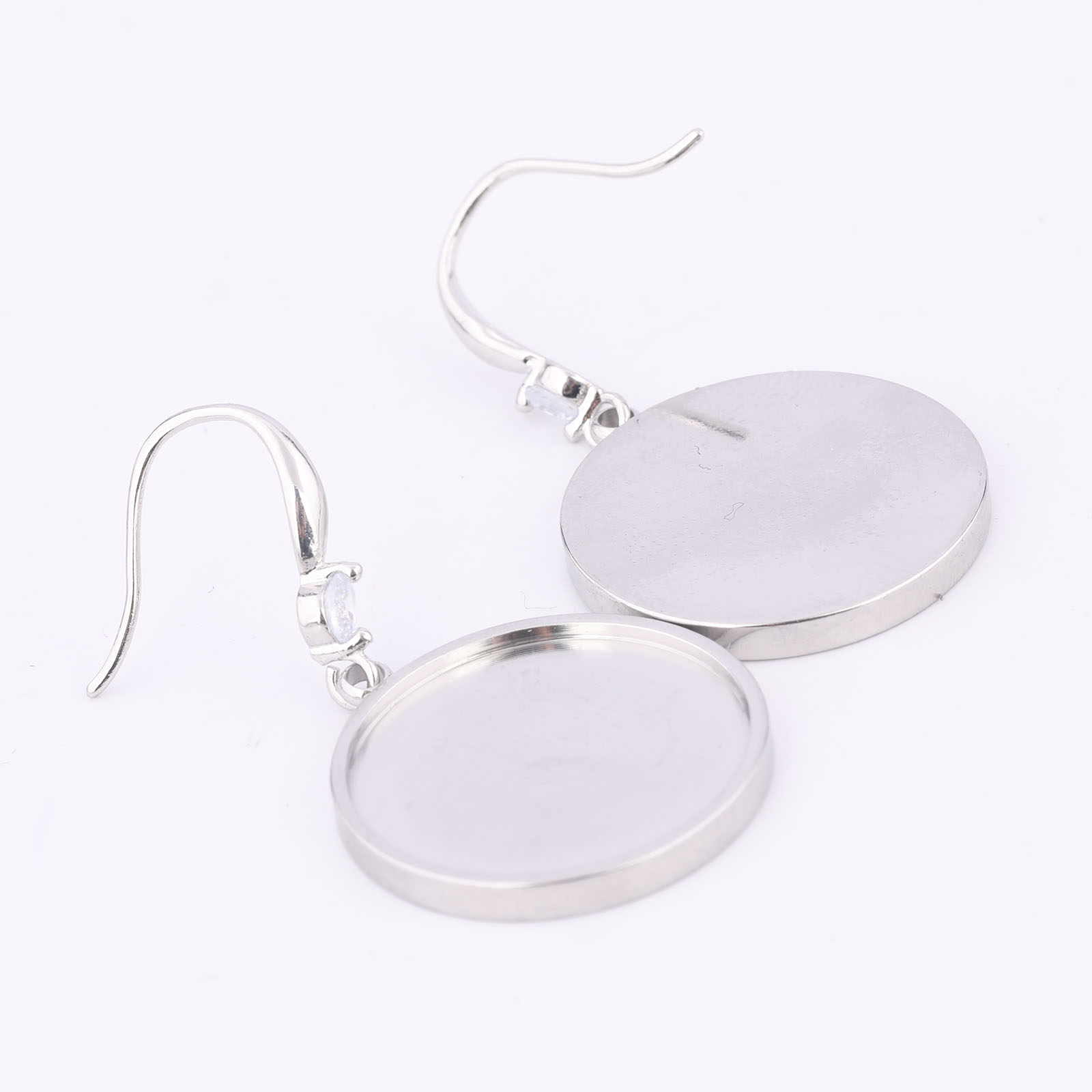 6pcs Stainless Steel Fit 20mm  - огляд і ціна Jewelry Making Stones