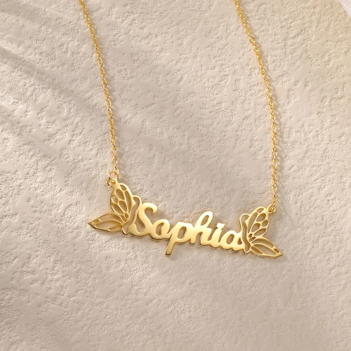 Custom Butterfly Name Necklace - огляд і ціна Jewelry Making For Kids