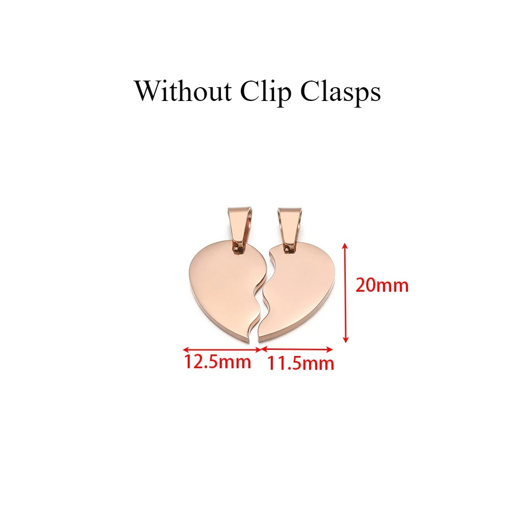 2Pcs/set Stainless Steel Gold  - огляд і ціна Jewelry Making For Couples