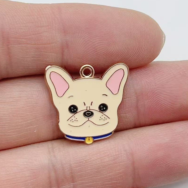 12pcs cartoon pet spotted dog  - огляд і ціна Jewelry Making Diy