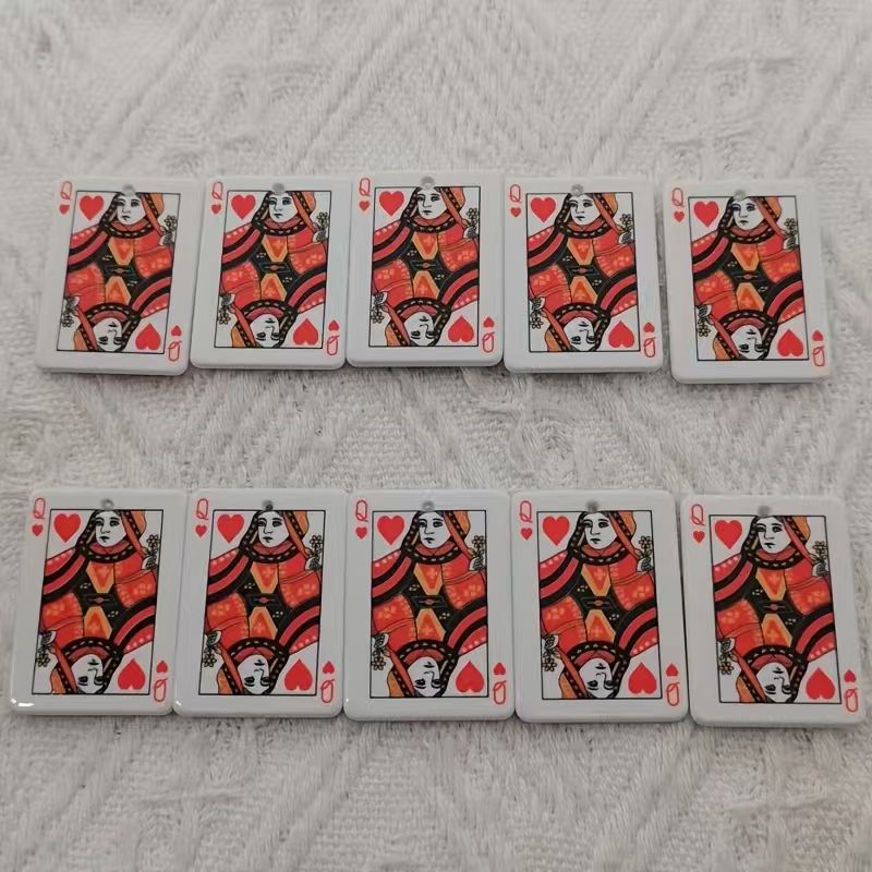 10pcs acrylic double-sided sim - огляд і ціна Jewelry Making Diy
