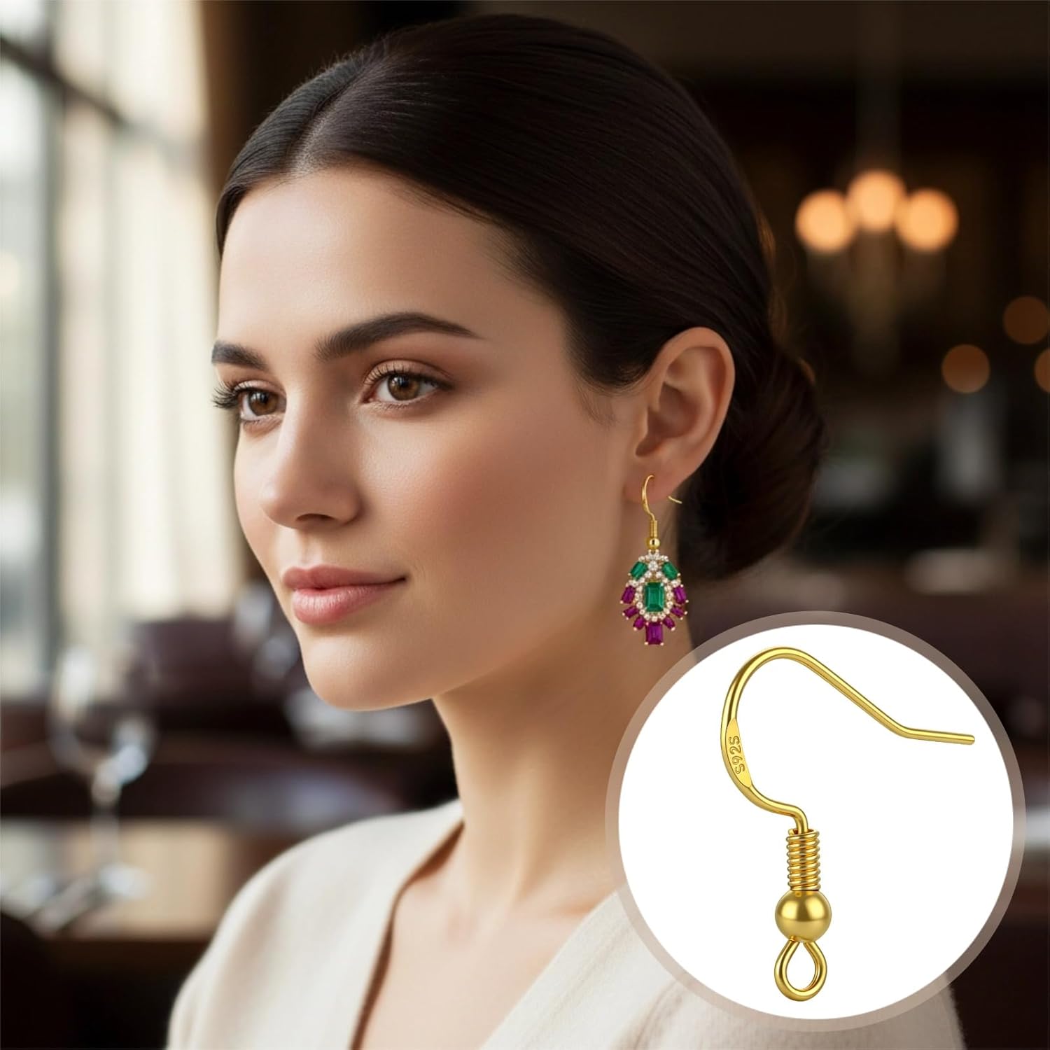 50pcs Gold Plated 925 Silver T - огляд і ціна Jewelry Making Yarn