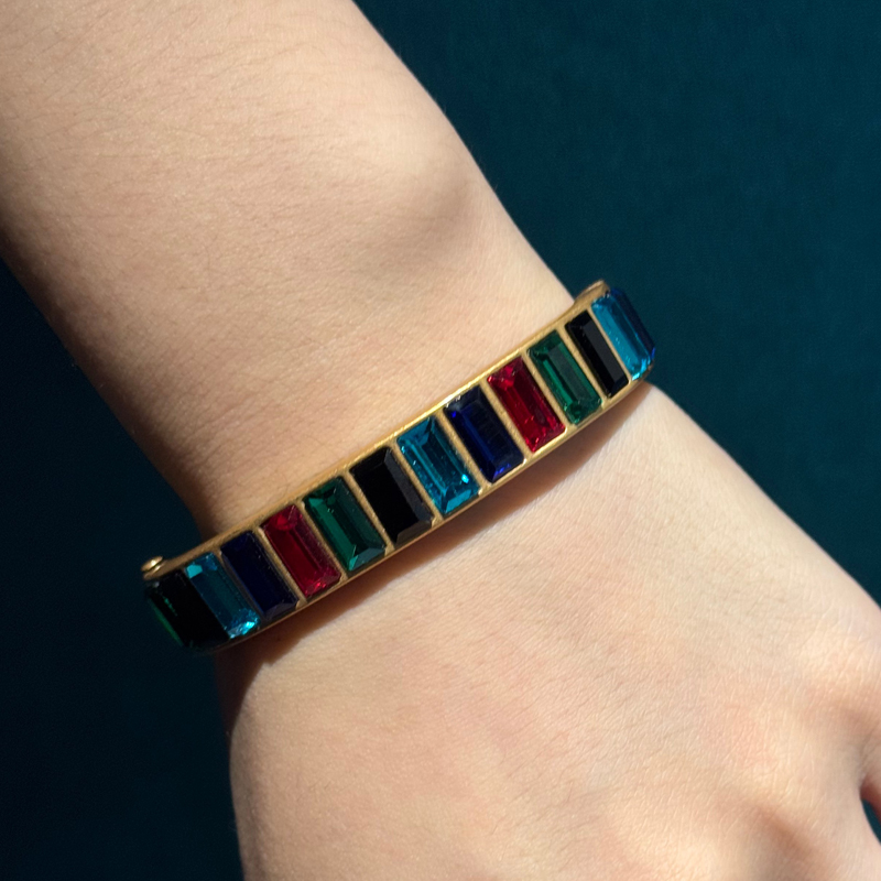 Vintage Crystal Bangle Colorfu - огляд і ціна Jewelry Making Dubai