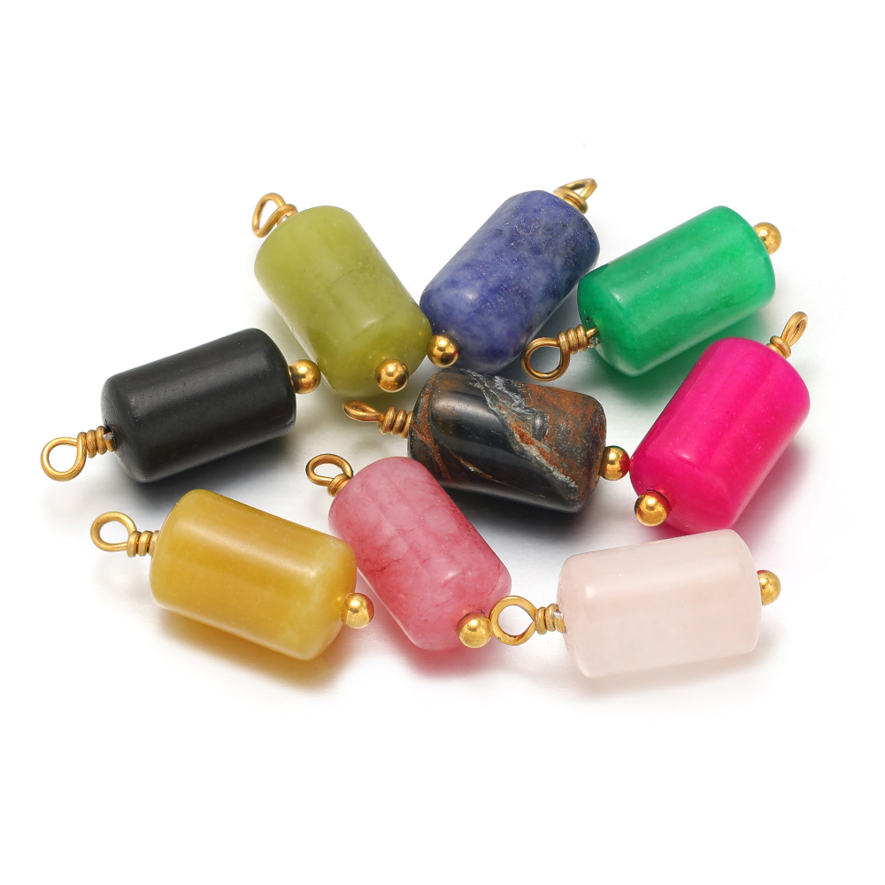 10pcs Stainless Steel Natural  - огляд і ціна Jewelry Making Stones