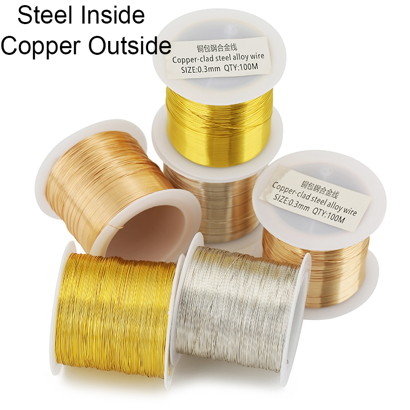 100meters Copper Stainless Ste - огляд і ціна Jewelry Making Yarn