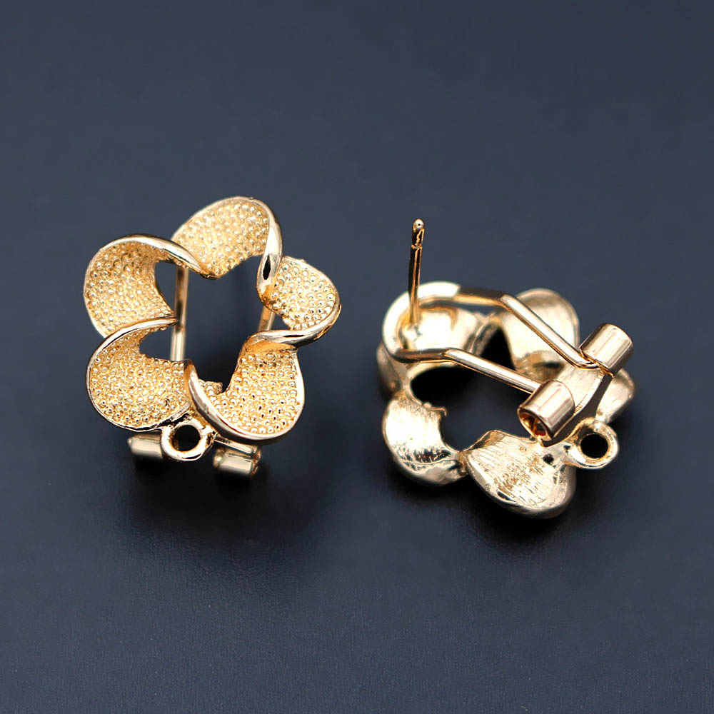 10pair Filigree Flower Earring - огляд і ціна Jewelry Making Dubai