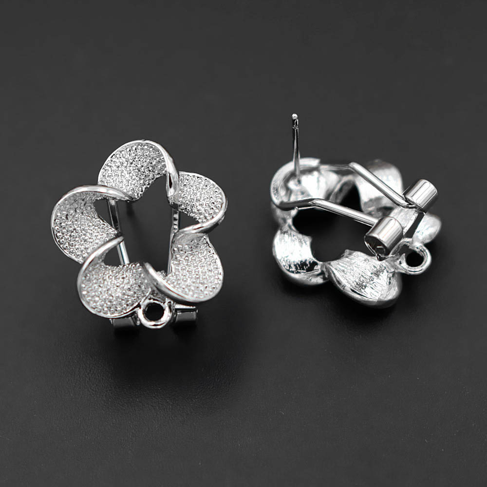10pair Filigree Flower Earring - огляд і ціна Jewelry Making Dubai