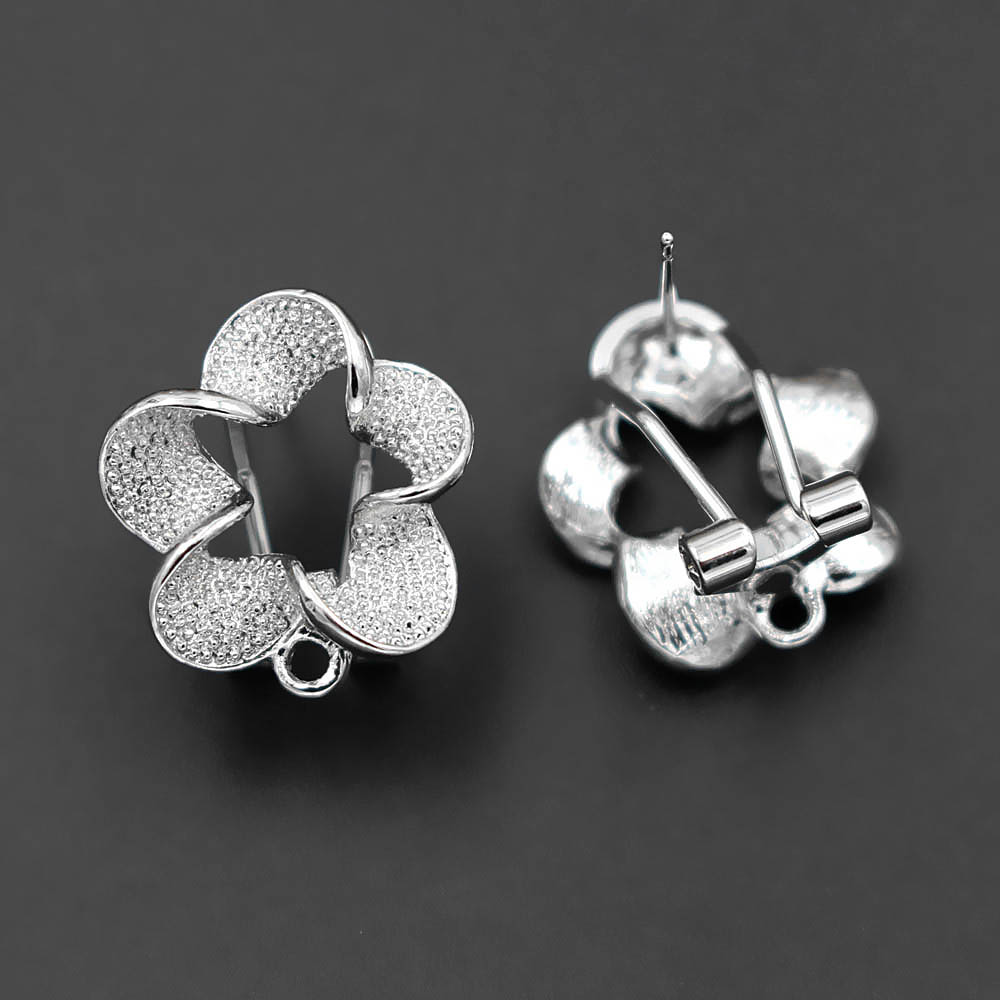 10pair Filigree Flower Earring - огляд і ціна Jewelry Making Dubai